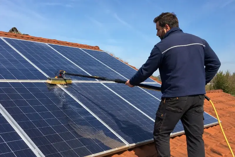Nettoyage et entretien de panneaux solaires à Valros